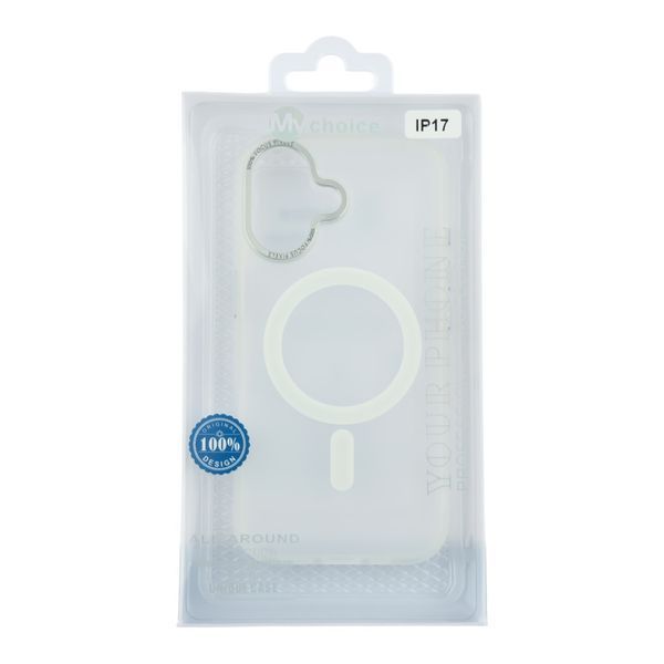 Чохол TPU+PC Goldencis Matte with MagSafe для iPhone 17 White 2020000496700 фото