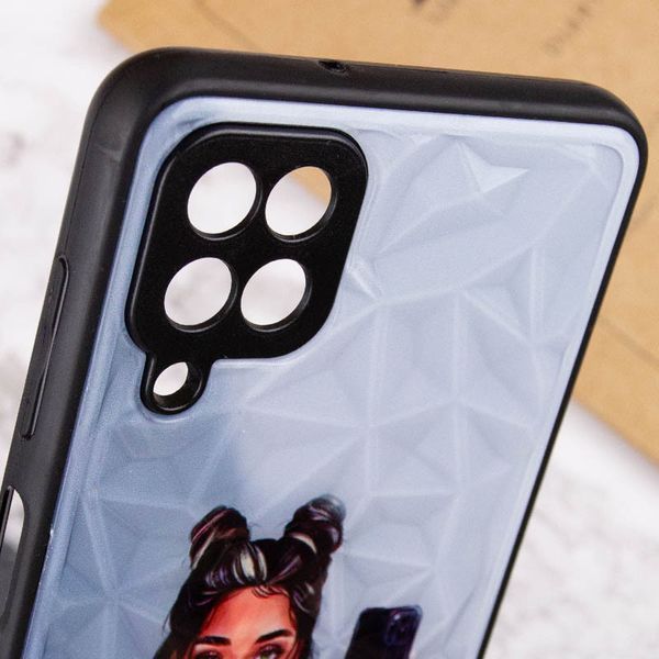 TPU+PC чехол Prisma Ladies для Samsung Galaxy M33 5G Black in White 777-07316 фото