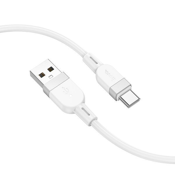Кабель HOCO X109 Energy silicone charging data cable Type-C(L=1M) White 6942007636254 фото