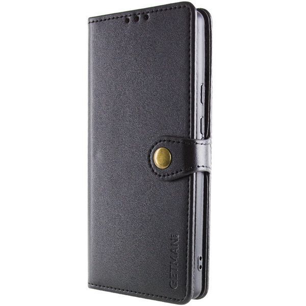 Шкіряний чохол-книжка GETMAN Gallant (PU) для TECNO Spark Go 1 (KL4) Black 777-06167 фото