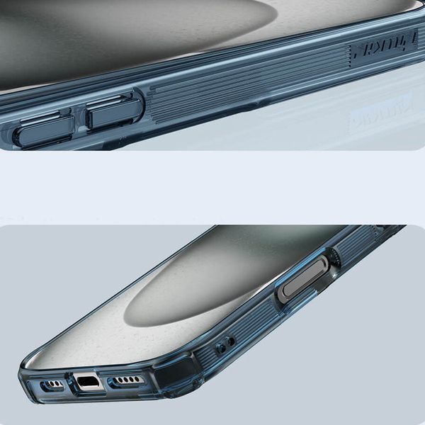 TPU чохол Nillkin Nature Pro Magnetic для Apple iPhone 16 (6.1") Blue 777-08016 фото