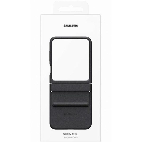 Кожаный чехол Leather Case для Samsung Galaxy Z Flip5 Black 555-03215 фото