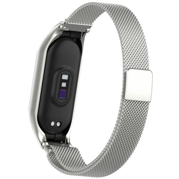 Ремешок Milanese Loop Design для Xiaomi Mi Band 5/6 Серебряный 212-01243 фото