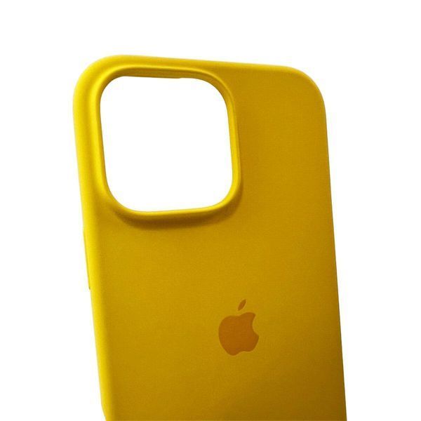 Силиконовый чехол для iPhone 16 Pro Max Sunny Yellow 666-01296 фото