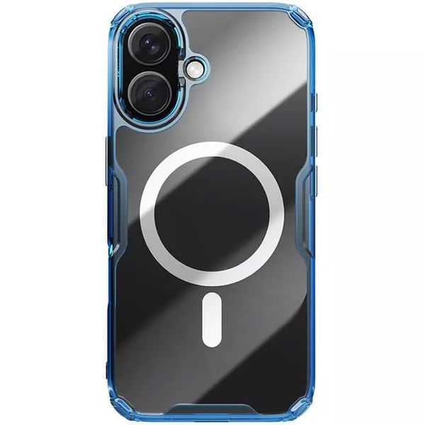 TPU чохол Nillkin Nature Pro Magnetic для Apple iPhone 16 (6.1") Blue 777-08016 фото