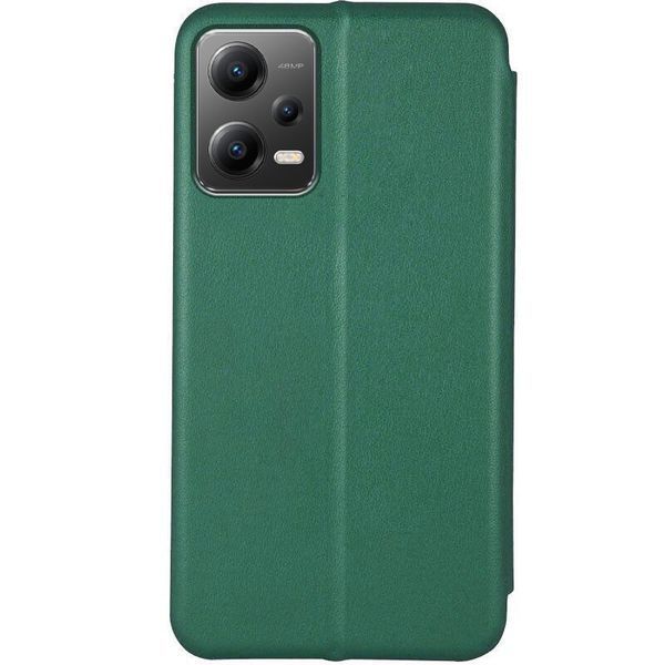 Шкіряний чохол-книжка Classy для Xiaomi Poco X5 5G / Note 12 5G Green 777-05755 фото