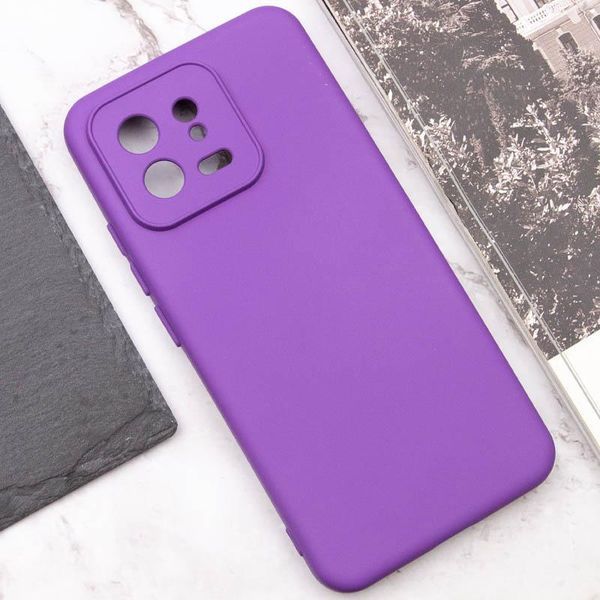 Чохол TPU GETMAN Liquid Silk Full Camera для Xiaomi 13 Pro Фіолетовий / Purple ILSO-00000081489-14 фото
