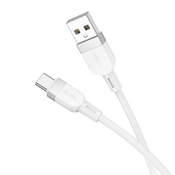 Кабель HOCO X109 Energy silicone charging data cable Type-C(L=1M) White 6942007636254 фото