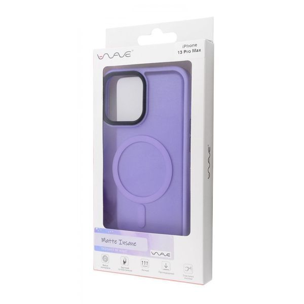 Чохол WAVE Matte Insane Case with Magnetic Ring для iPhone 12 Pro Max Black 656-07768 фото