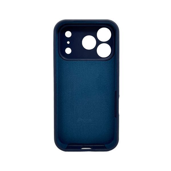 Силіконовий чохол з закритою камерою для iPhone 17 Pro Mid Black 666-04285 фото