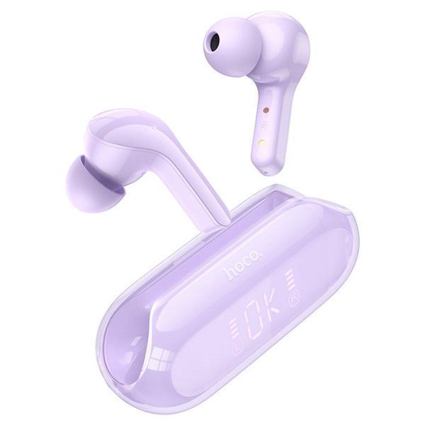 Бездротові навушники HOCO EW39 Bright true wireless ENC BT headset Purple 656-03884 фото
