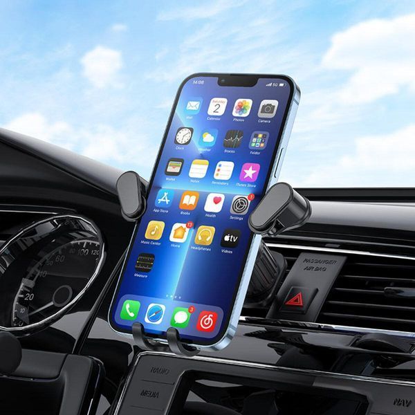 Тримач для мобільного BOROFONE BH76 Soul hook clip air outlet car holder Black 656-00460 фото