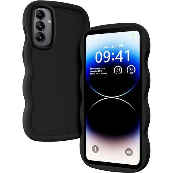 Чехол TPU Ripple для Samsung Galaxy S24 FE Black 555-01155 фото