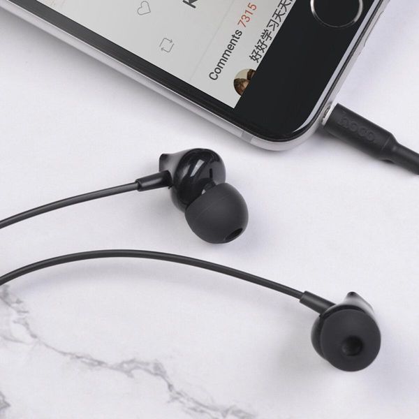 Навушники HOCO M60 Perfect sound universal earphones with mic Black 656-03934 фото
