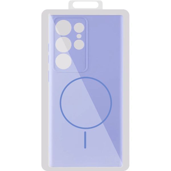 Чехол Silicone Cover Lakshmi Full Camera with MagFit для Samsung Galaxy S25 Ultra Сиреневый 555-01990 фото