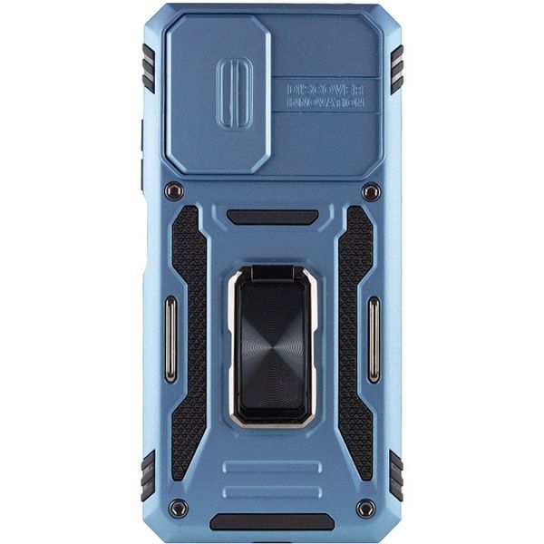 Ударопрочный чехол Camshield Army Ring для Xiaomi Redmi Note 11 (Global) / Note 11S / Note 12S Light Blue 777-05151 фото