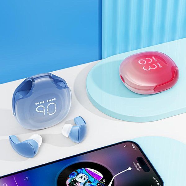 Навушники ACEFAST T9 Crystal (Air) color bluetooth earbuds Glacier Blue 656-00846 фото