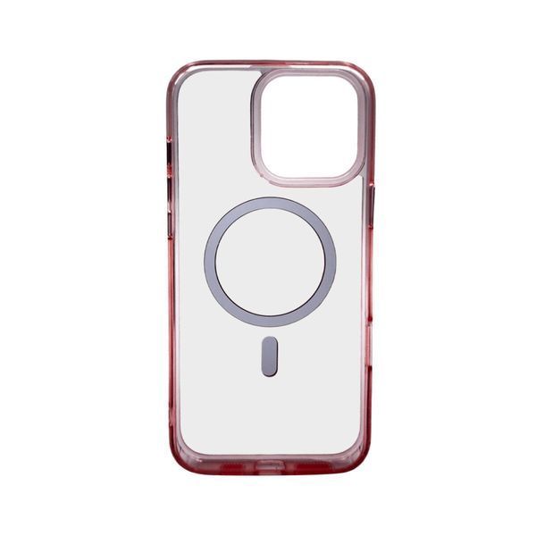 Чехол Acrilyc Colorful с MagSafe для iPhone 15 Pink 666-03401 фото