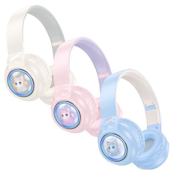 Навушники HOCO W50 Cute fun BT headphones Blue 656-01674 фото