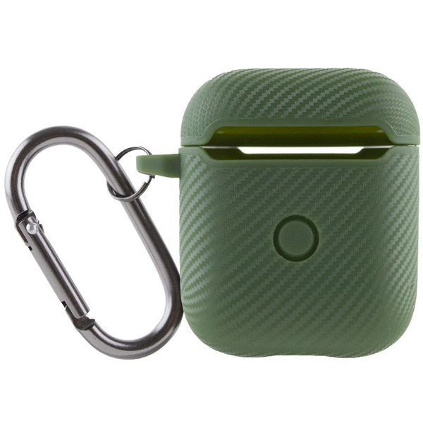 Футляр SGP Shockproof для наушников Airpods 1/2 Pine green 203-00337 фото