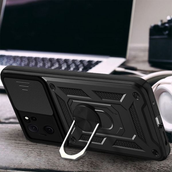 Ударопрочный чехол Camshield Serge Ring для Xiaomi 13T / 13T Pro Black 777-04451 фото