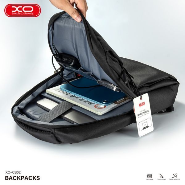 Рюкзак XO CB02 Black 15.6 Inch 220-00044 фото