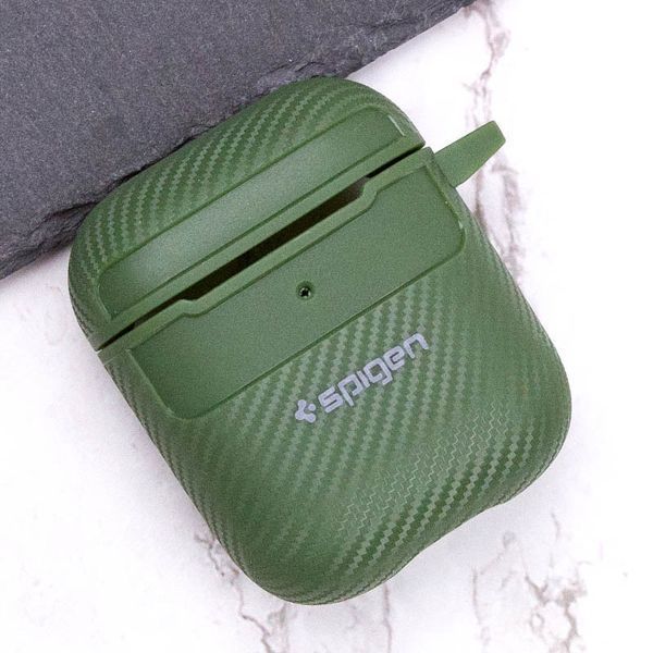 Футляр SGP Shockproof для наушников Airpods 1/2 Pine green 203-00337 фото