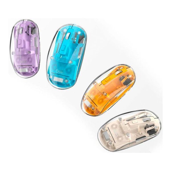 Беспроводная Мышь XO M12 Bluetooth+2.4G Бежевый 656-02826 фото