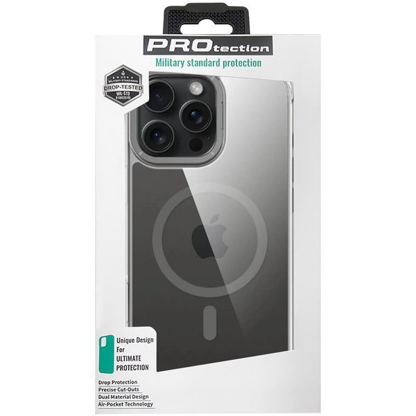 Чехол TPU Space Case Apex with MagSafe для Apple iPhone 13 Pro / 14 Pro (6.1") Grey 214-03349 фото