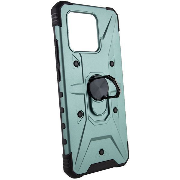 Ударопрочный чехол Pathfinder Ring для Xiaomi Redmi 10C / Poco C40 Green 777-07895 фото