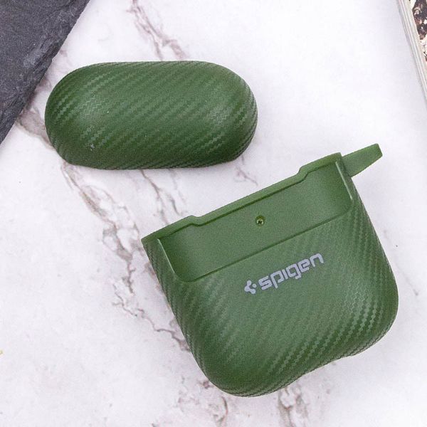 Футляр SGP Shockproof для наушников Airpods 1/2 Pine green 203-00337 фото