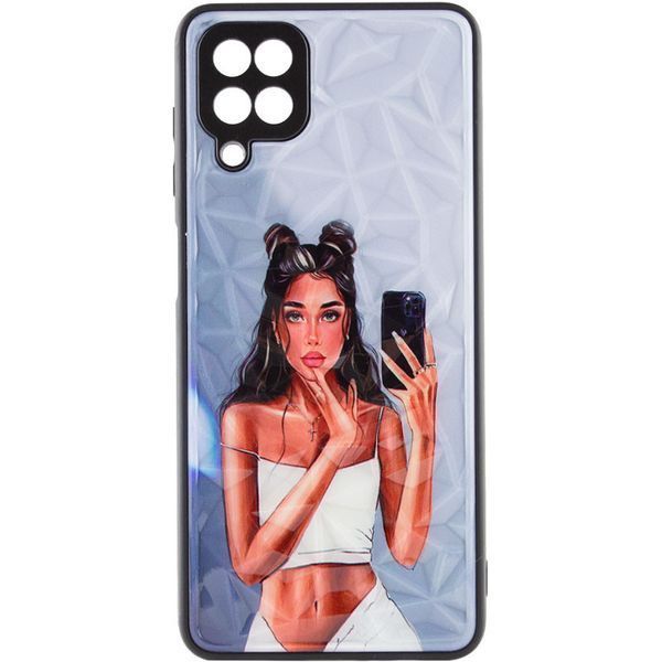 TPU+PC чехол Prisma Ladies для Samsung Galaxy M33 5G Black in White 777-07316 фото