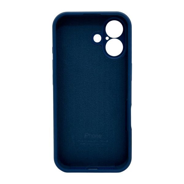 Силиконовый чехол с закрытой камерой для iPhone 17 Blue 666-04185 фото