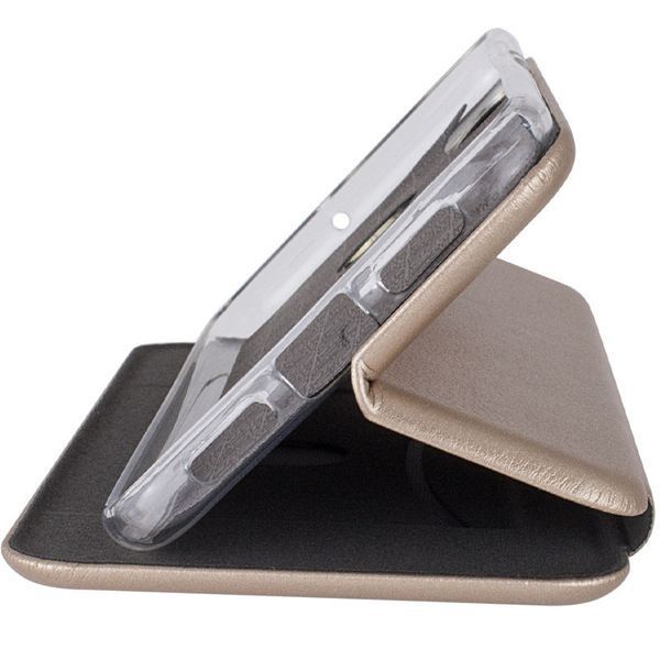 Шкіряний чохол-книжка Classy для Xiaomi Redmi 8 Gold 777-06010 фото