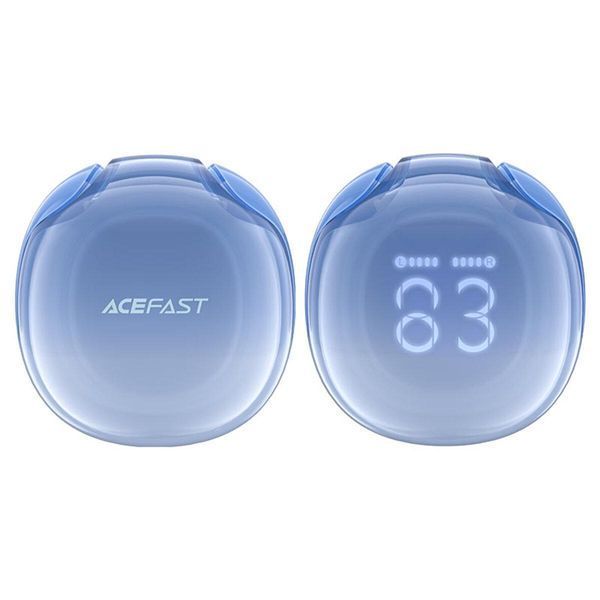 Навушники ACEFAST T9 Crystal (Air) color bluetooth earbuds Glacier Blue 656-00846 фото
