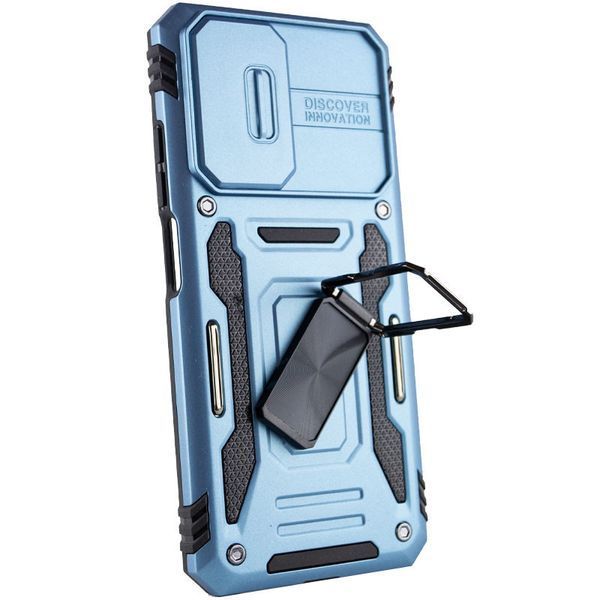 Ударопрочный чехол Camshield Army Ring для Xiaomi Redmi Note 11 (Global) / Note 11S / Note 12S Light Blue 777-05151 фото