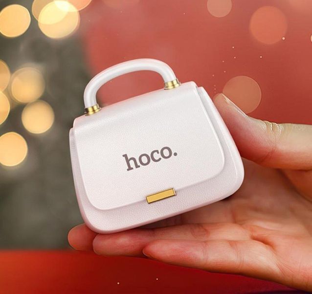 Наушники HOCO DES35 Dawn handbag BT headset White 656-00906 фото
