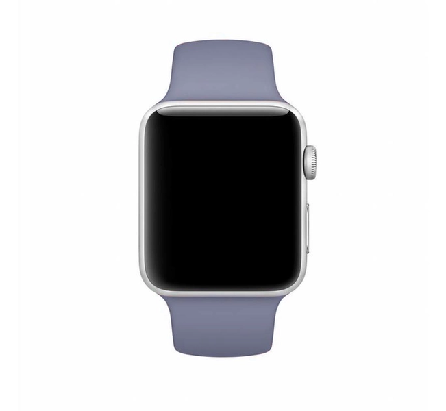 Силіконовий ремінець для Apple Watch 42/44/45/49 мм Lavender Grey 212-00666 фото