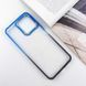 Чехол TPU+PC Fresh sip series для Xiaomi Redmi 12 Черный / Синий 777-06617 фото 3