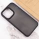 TPU+PC чехол Metal Buttons для Apple iPhone 14 Pro Max (6.7") Черный 777-08293 фото 4