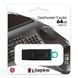 Флеш-накопичувач Kingston USB 3.2 DT Exodia 64GB Black/Teal DTX/64GB фото 2