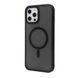 Чохол WAVE Matte Insane Case with Magnetic Ring для iPhone 12 Pro Max Black 656-07768 фото 1