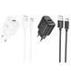 Сетевое зарядное устройство с кабелем HOCO C140A Smart single port QC3.0 charger set(Type-C)(EU) Black 6942007627825 фото 5