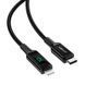 Кабель ACEFAST C6-01 Type-C to iP, 3A, 30W, 1.2m, nylon, zinc connectors, Black 6974316281030 фото 3