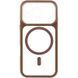 Чохол TPU+PC GETMAN Moon Clear with MagSafe для Apple iPhone 16 Pro Max (6.9") Brown 656-08462 фото 2