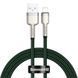 Кабель Baseus Cafule Metal Lightning 2.4A (1m) Green CALJK-A06 фото