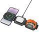 Бездротовий зарядний пристрій Hoco CQ4 Unique 3-in-1 folding magnetic 15W Чорний 209-00272 фото 5