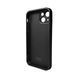 Чохол для смартфона AG Glass Matt Frame Color для iPhone 12 Graphite Black 666-00555 фото 2
