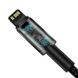 Кабель Baseus Tungsten Gold Fast Charging Data Cable Type-C to iP PD 20W 2m Black CATLWJ-A01 фото 6