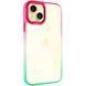Чохол TPU+PC Fresh sip series для Apple iPhone 13 (6.1") Салатовий / Рожевий 777-06717 фото 1